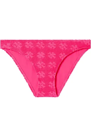 Tory Burch Bragas de bikini con paño de rizo