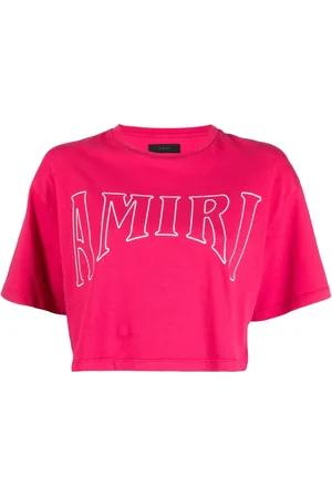 AMIRI Camiseta corta con logo estampado