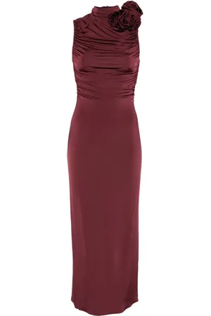 MAGDA BUTRYM Vestido midi fruncido