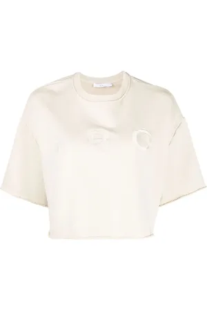 IRO Camiseta corta con logo bordado