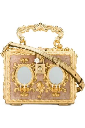 Dolce & Gabbana Clutch rígido con diseño barroco