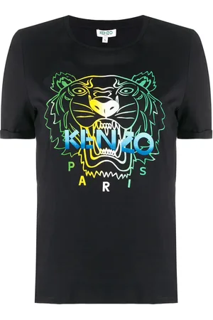 Kenzo Camiseta con tigre estampado