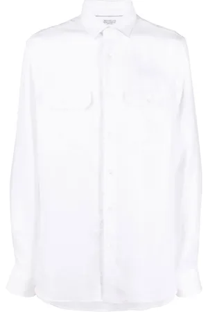 Brunello Cucinelli Camisa con botones y manga larga