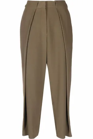 Balmain Pantalones de talle alto con pinzas