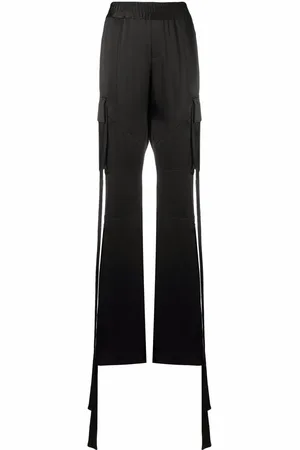 Balmain Pantalones de satén estilo cargo