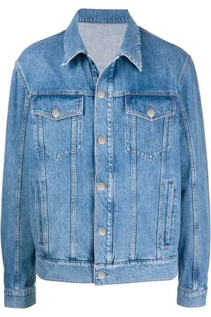 Balmain Chaqueta vaquera con logo bordado
