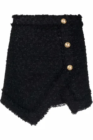 Balmain Minifalda texturizada