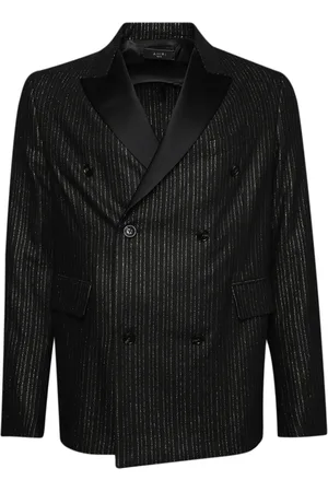 AMIRI Blazer a rayas metalizadas