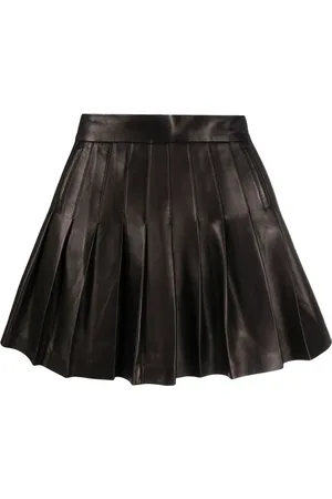 Balmain Minifalda con pliegues