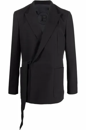 Balmain Blazer con cierre con lazo