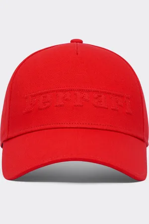 FERRARI Gorra de béisbol de algodón con logotipo bordado