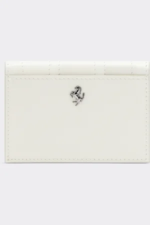 FERRARI GT bifold wallet in brushed leather