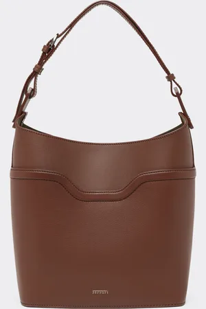 FERRARI Bolso de piel granulada