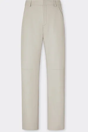 FERRARI Pantalón chino de napa