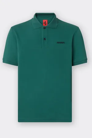 FERRARI Polo de algodón con logotipo
