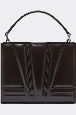 FERRARI GT micro brushed leather tote bag