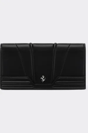 FERRARI Cartera continental de piel