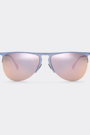 FERRARI Gafas de sol de metal lila con cristales espejados lila