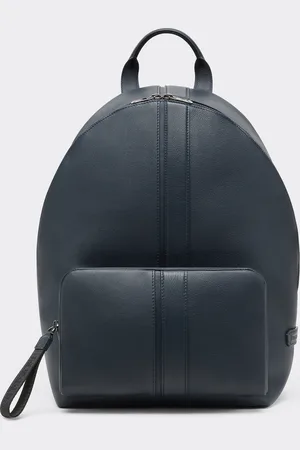 FERRARI Mochila de piel granulada