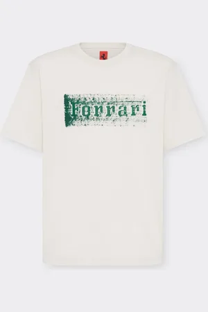 FERRARI Camiseta con logotipo gráfico