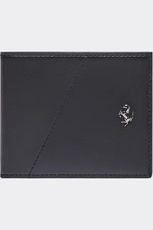 FERRARI Cartera horizontal de piel lisa