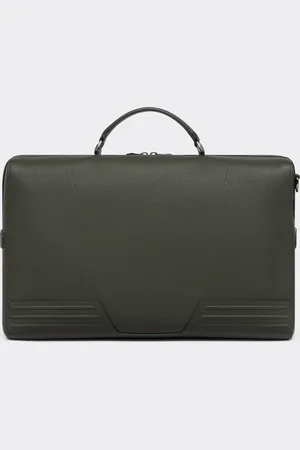 FERRARI Bolsa de viaje de piel granulada