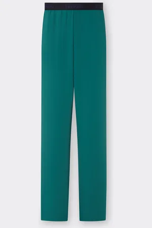 FERRARI Pantalón ancho de satén reciclado