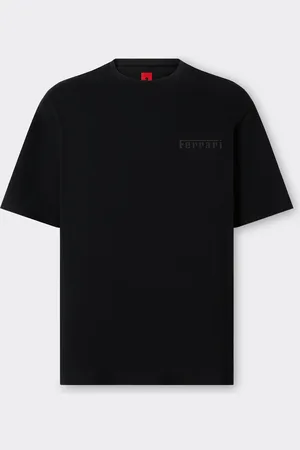 FERRARI Camiseta de algodón con logotipo