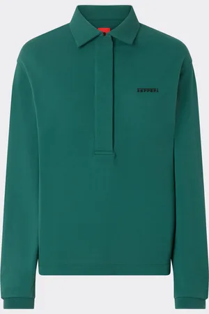 FERRARI Polo de manga larga con logotipo