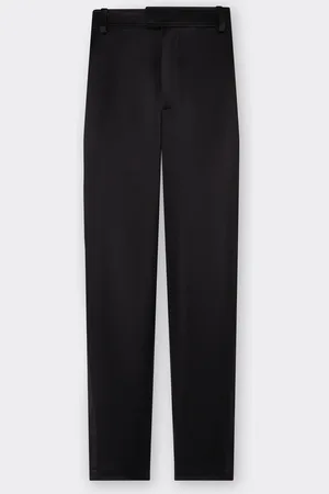 FERRARI Pantalón chino de sarga elástica satinada