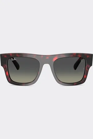 FERRARI Ray-Ban for Scuderia RB2217M en acetato rojo habana con lentes grises degradadas