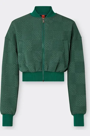 FERRARI Chaqueta bomber de punto efecto 3D