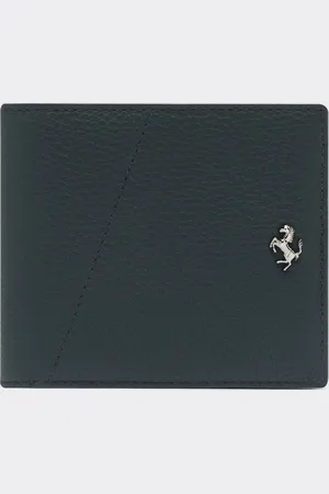 FERRARI Cartera horizontal en piel texturizada
