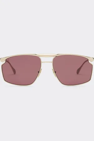 FERRARI Gafas de sol de metal dorado con lentes exclusivas Contrast Pro™