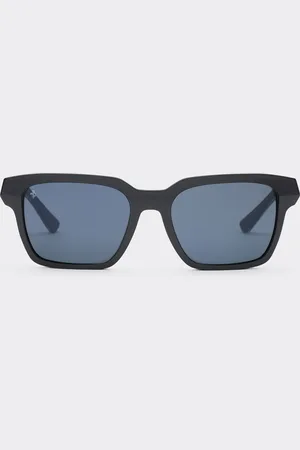 FERRARI Gafas de sol de acetato gris iridiscente con cristales grises