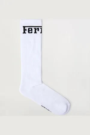 FERRARI Calcetines de algodón mixto con logo de
