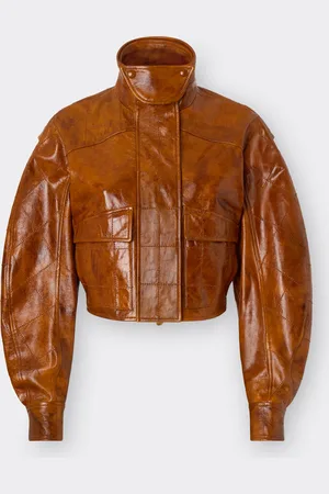 FERRARI Cazadora bomber de piel
