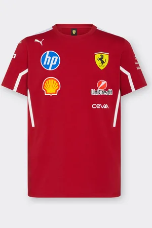 FERRARI Camiseta Puma 2025 Junior Team para Scuderia HP