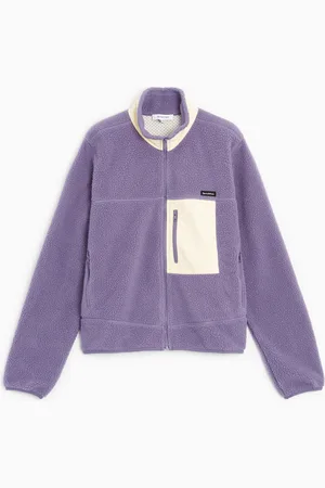Sporty & Rich Unisex Zipped Sherpa Jacket Ref. JAAW2333GP Colour Size M