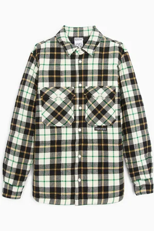 MARCELO BURLON Logo Cott Check Pad Men