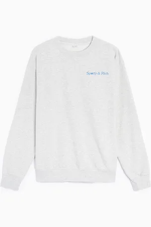 Sporty & Rich La Racquet Club Unisex Sweatshirt Ref. CR874HG Colour Size M
