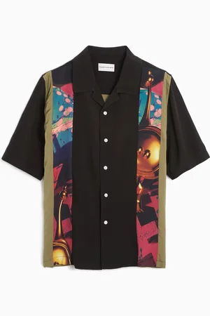 PAM PERKS AND MINI Grand Pillars Casual Unisex Short Sleeve Shirt "Poetry And Motion" Ref. PS223708-MURPOP Colour Size S