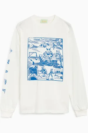ARIES Alien Woodcut Unisex Long Sleeve T-Shirt Ref. RUAR60020 Colour Size XL