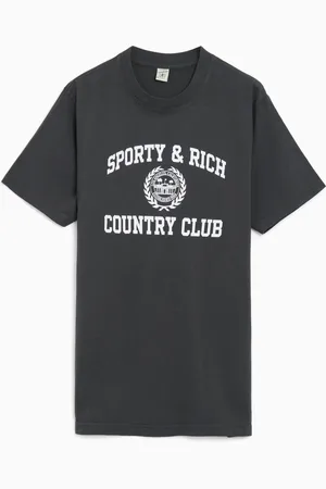 Sporty & Rich Varsity Crest Unisex T-Shirt Ref. TO042S409VF Colour Size L