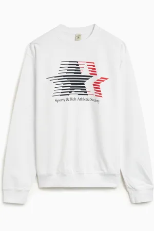 Sporty & Rich Athletic Society Unisex Sweatshirt Ref. ST071503162WH01 Colour Size S