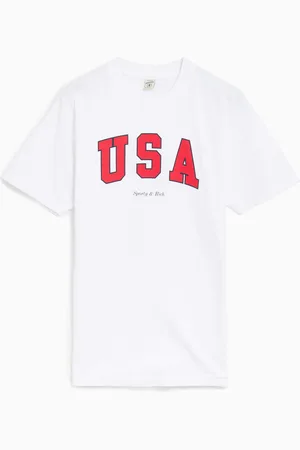 Sporty & Rich USA Unisex T-Shirt Ref. TO043503643WH01 Colour Size S