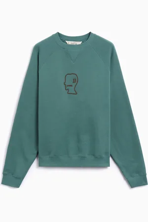 Brain Dead Head Raglan Logo Regular Men