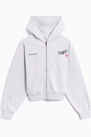 Sporty & Rich Dodgers Serif Crop Women
