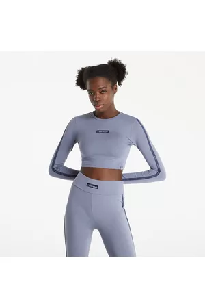 ellesse Tance Ls Crop T-Shirt Grey
