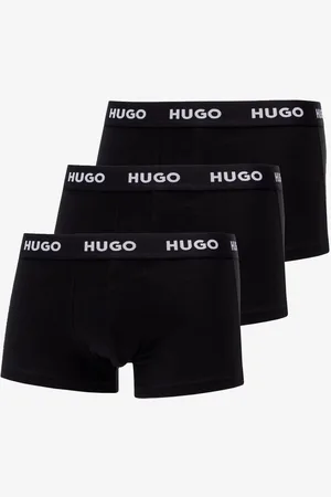 HUGO BOSS Logo-Waistband Trunks 3-Pack L